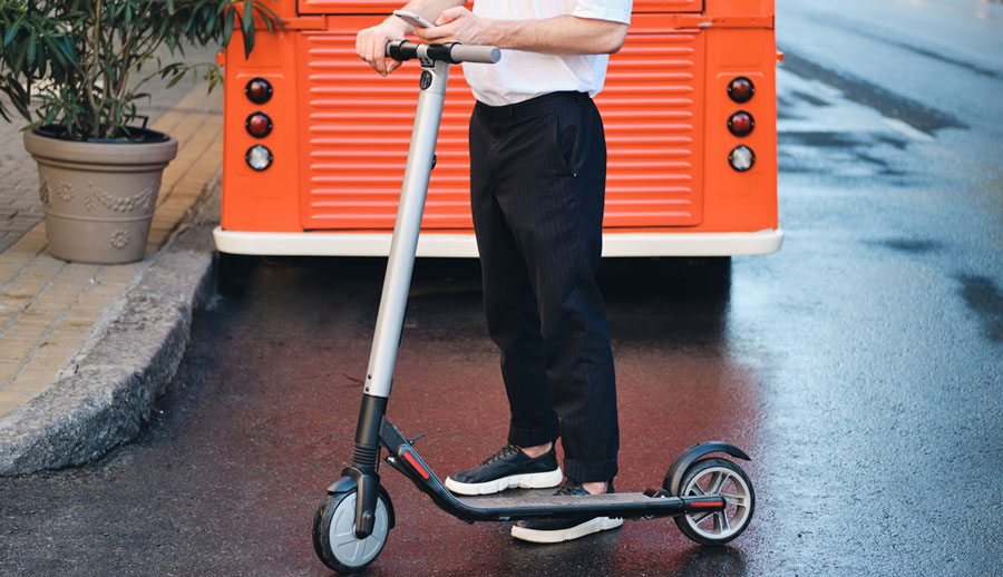 electric scooter compared to other transport