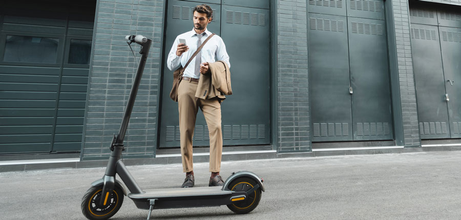 electric scooter use for work