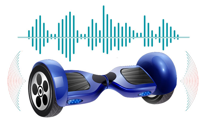 How loud are the speakers on hoverboards