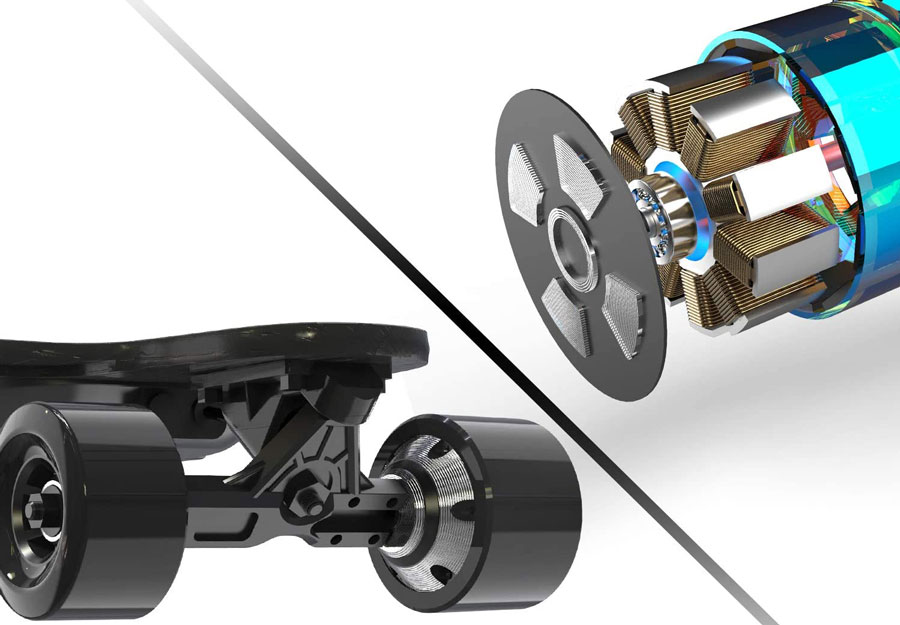 Electric Skateboard - Motor size, battery and range
