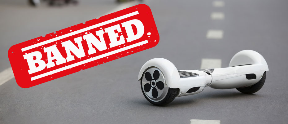hoverboards banned in K