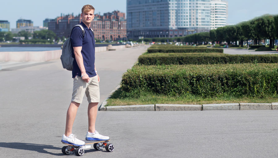 learn electric skateboard