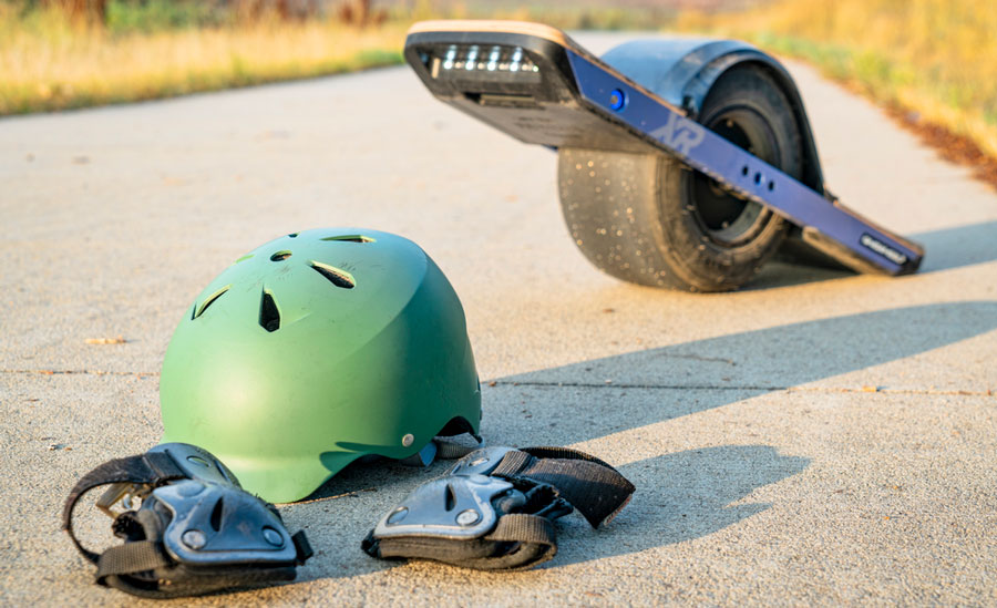 onewheel and safety gear