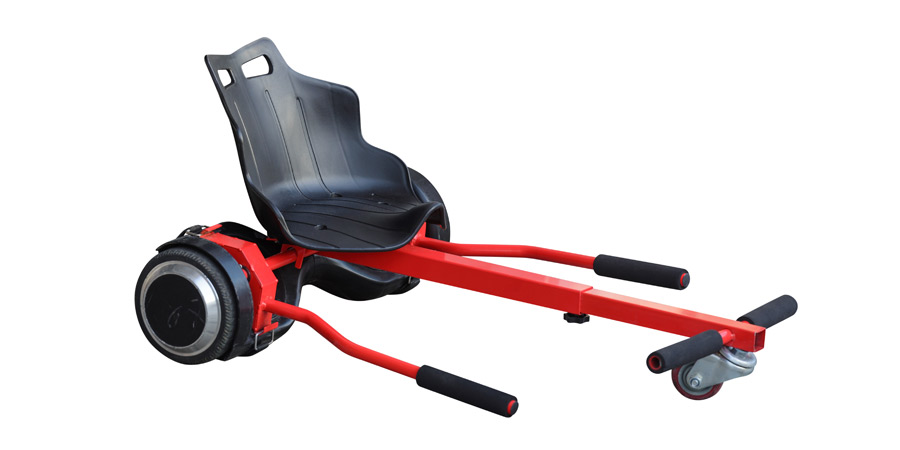 Red hoverboard cart